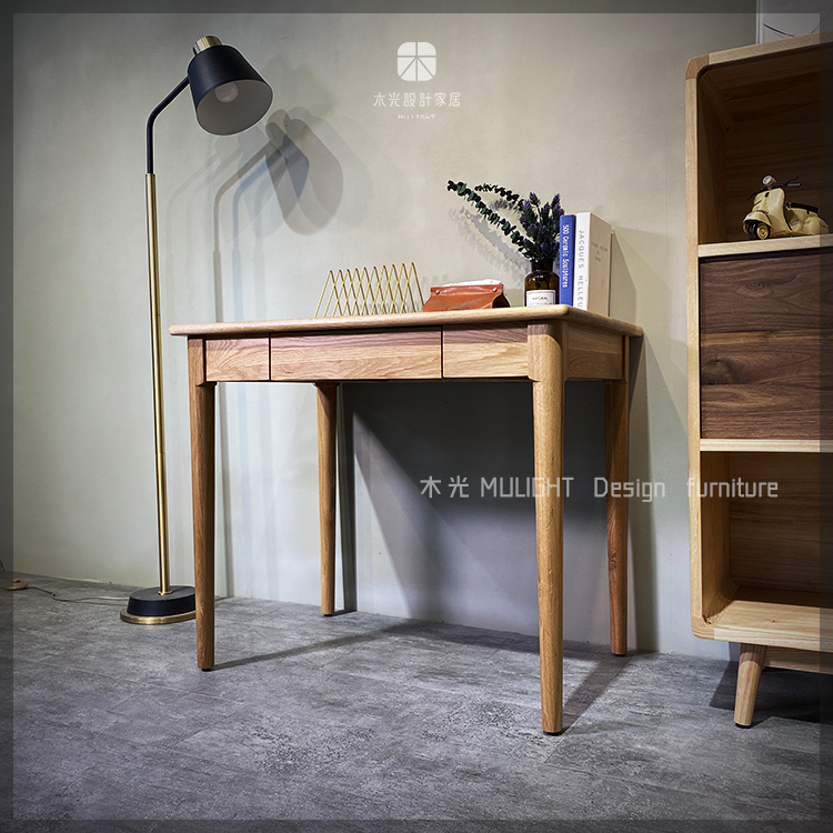 Esther-白橡木北歐抽屜書桌|可訂製