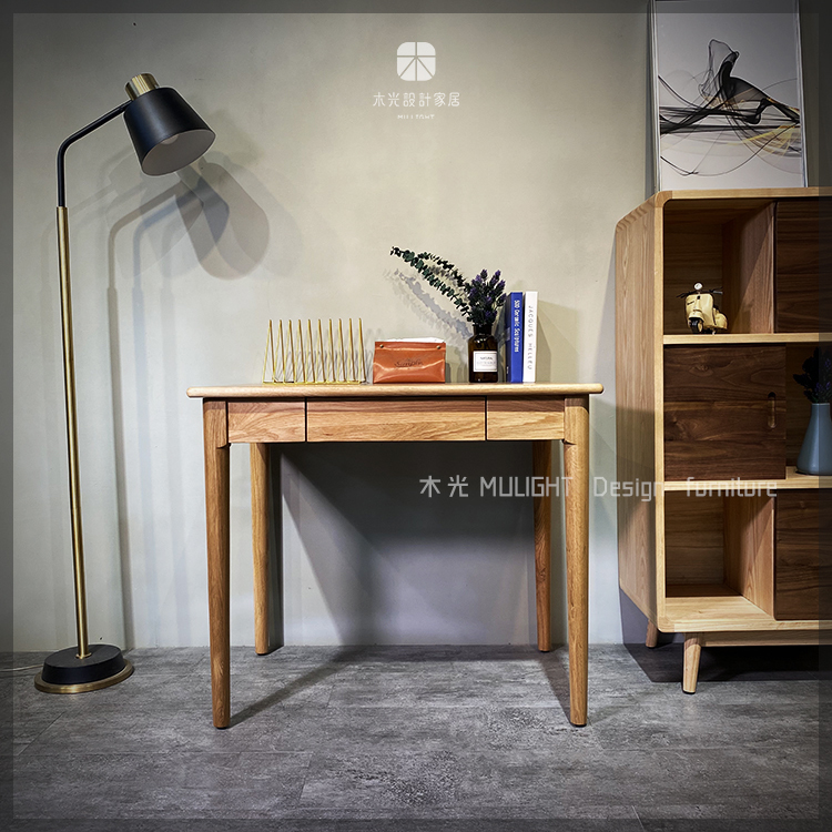 Esther-白橡木北歐抽屜書桌|可訂製