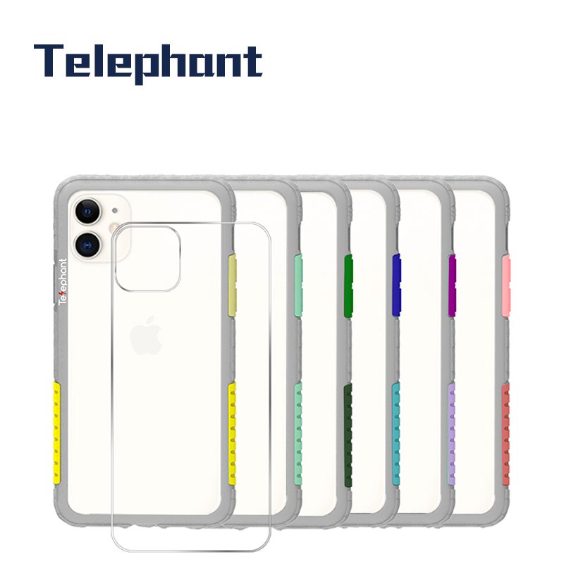 【灰框】Telephant太樂芬 NMDer 抗汙防摔手機殼