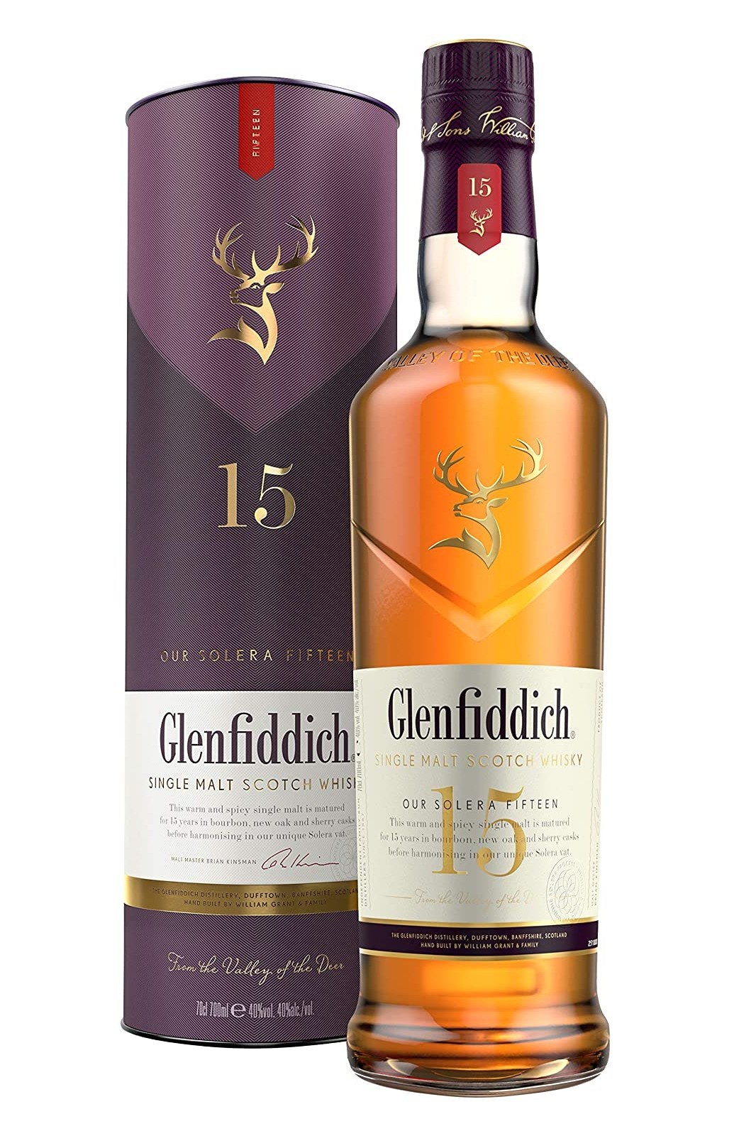 Glenfiddich 15 Year Old Single Malt Scotch Whisky