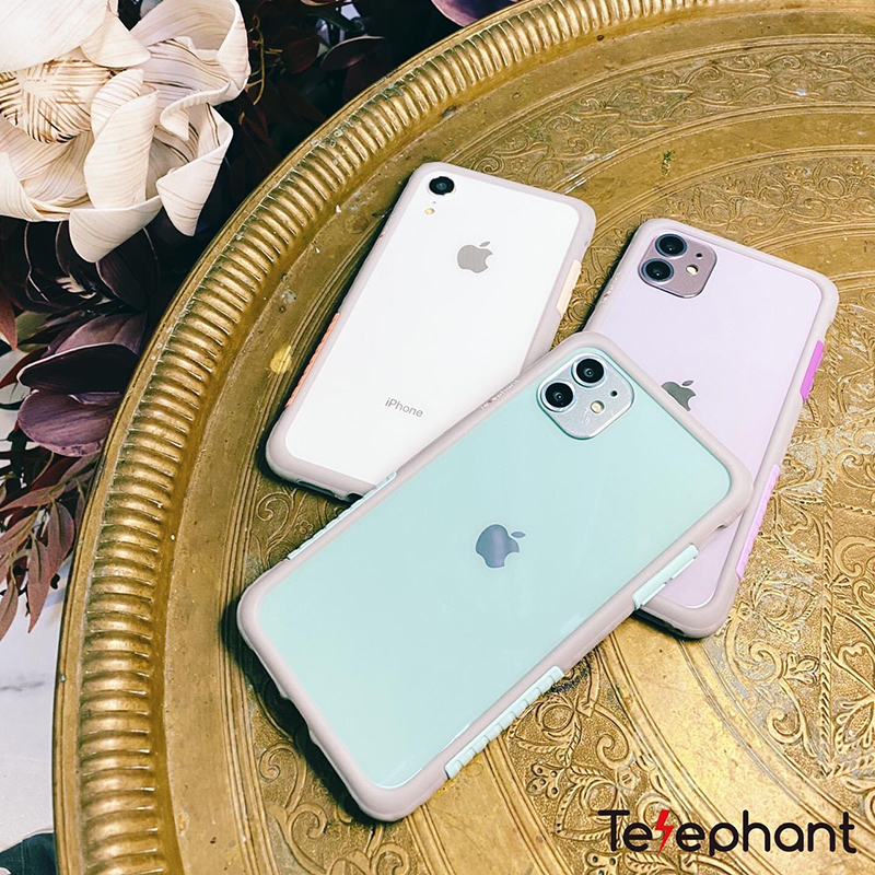 【灰框】Telephant太樂芬 NMDer 抗汙防摔手機殼