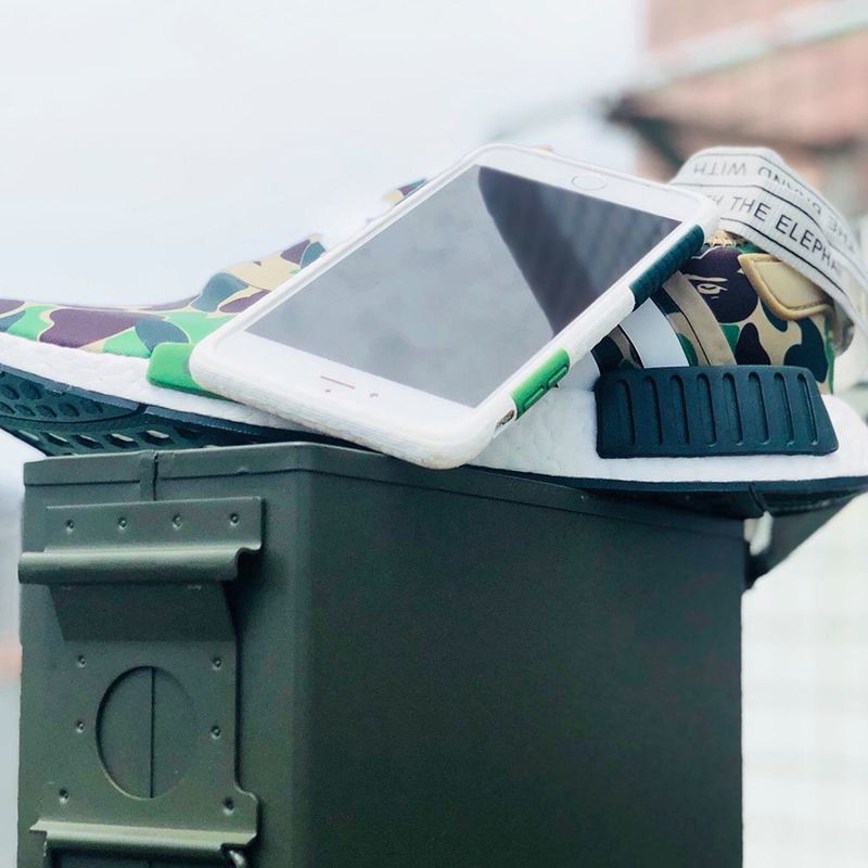 【白框】Telephant太樂芬 NMDer 抗汙防摔手機殼