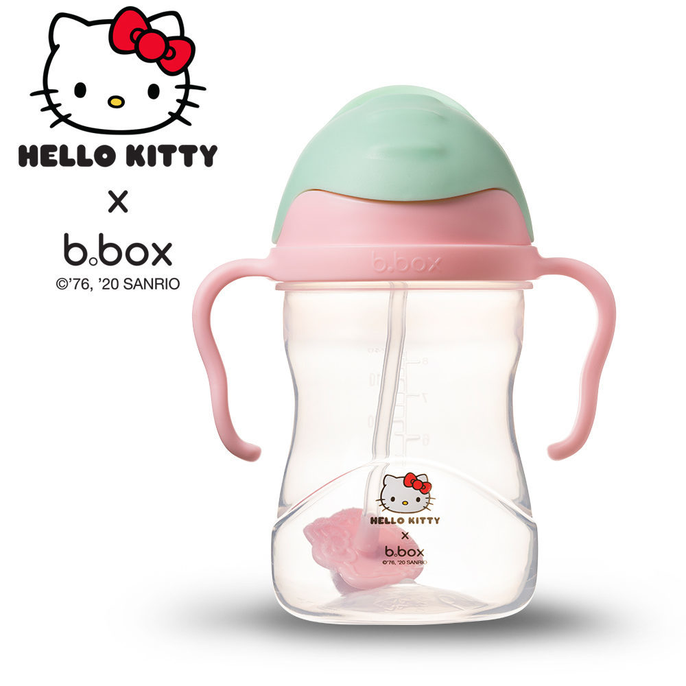 澳洲 b.box Kitty升級版防漏水杯(粉綠)