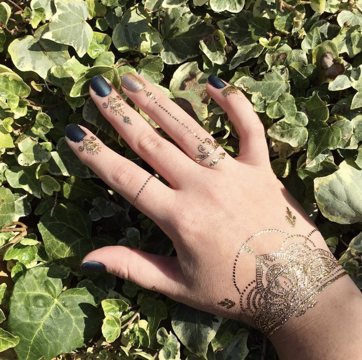 印度漢娜彩繪 - 金 Henna Gold