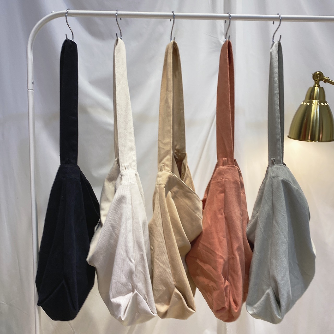 輕色系百搭帆布包/4色