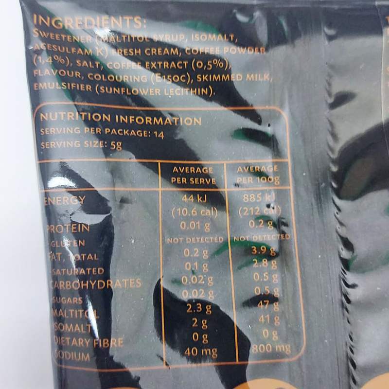 [Sugarless Confectionery] Hard Boiled Gourmet ESPRESSO 低糖濃縮咖啡糖 70g