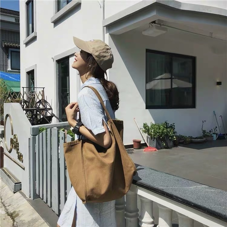 B141809細繩帆布購物包/4色