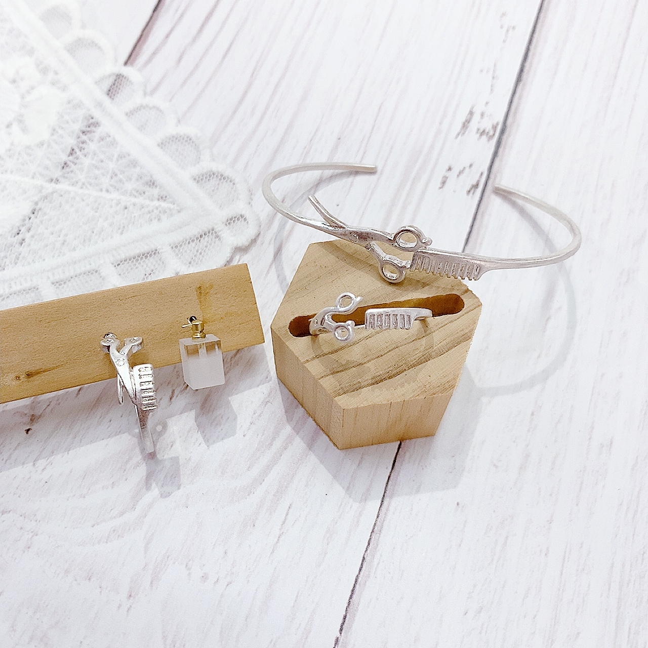 Ayatorie 美容師配件耳環/手鐲/戒指