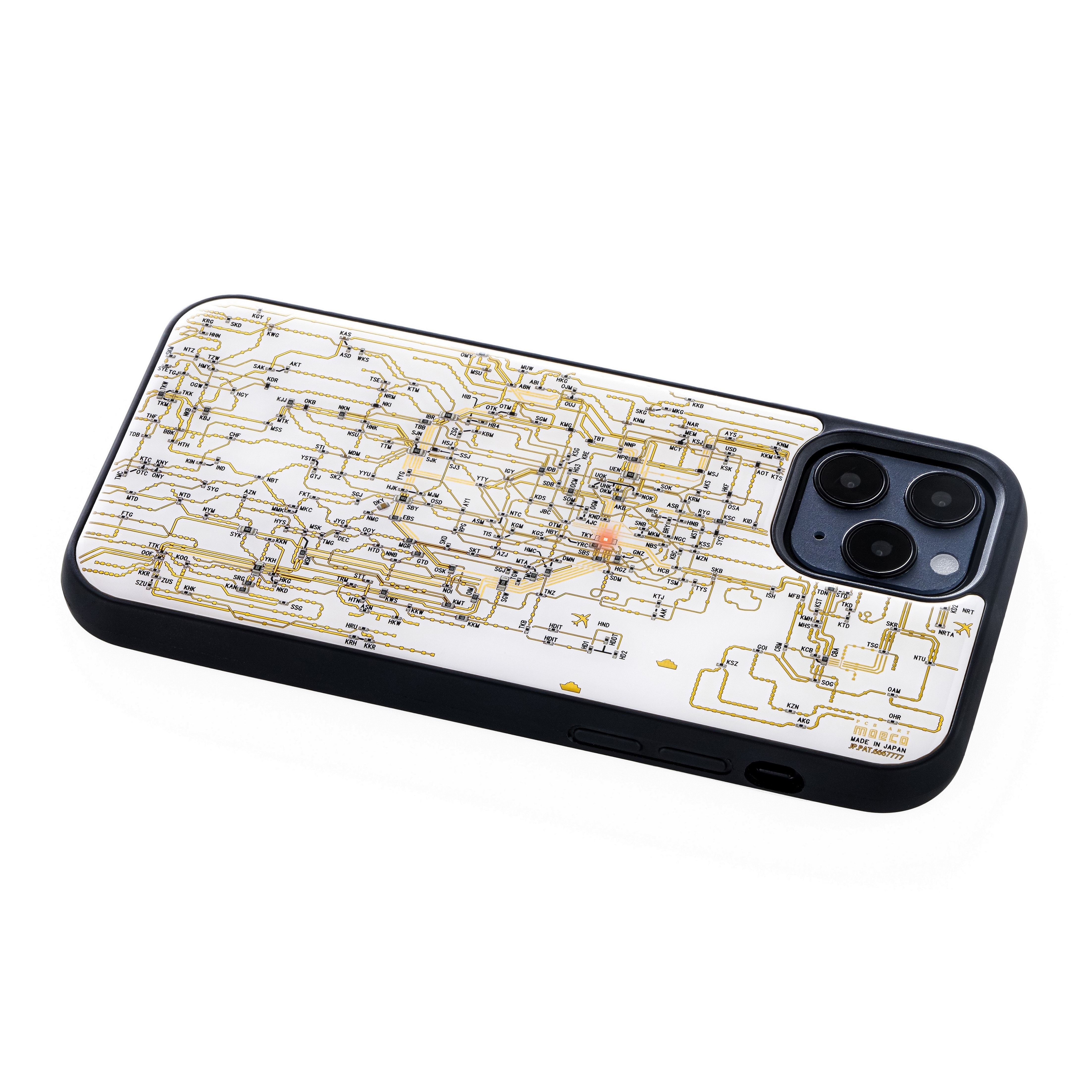 FLASH 東京電路線圖 iPhone 12 / 12 Pro 手機殼 ( 白色 )