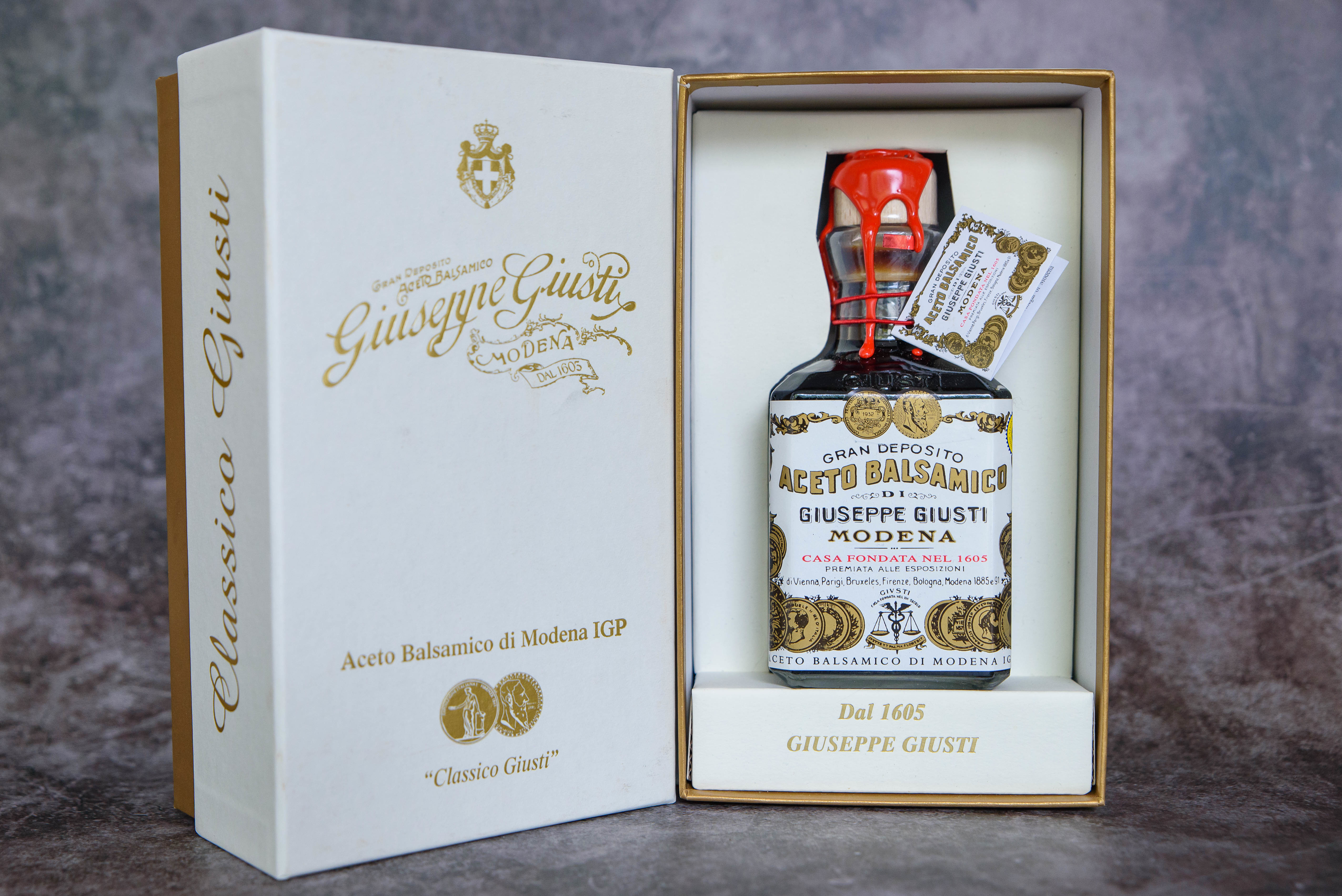 二金牌巴沙米克醋8年經典方瓶 - 含禮盒