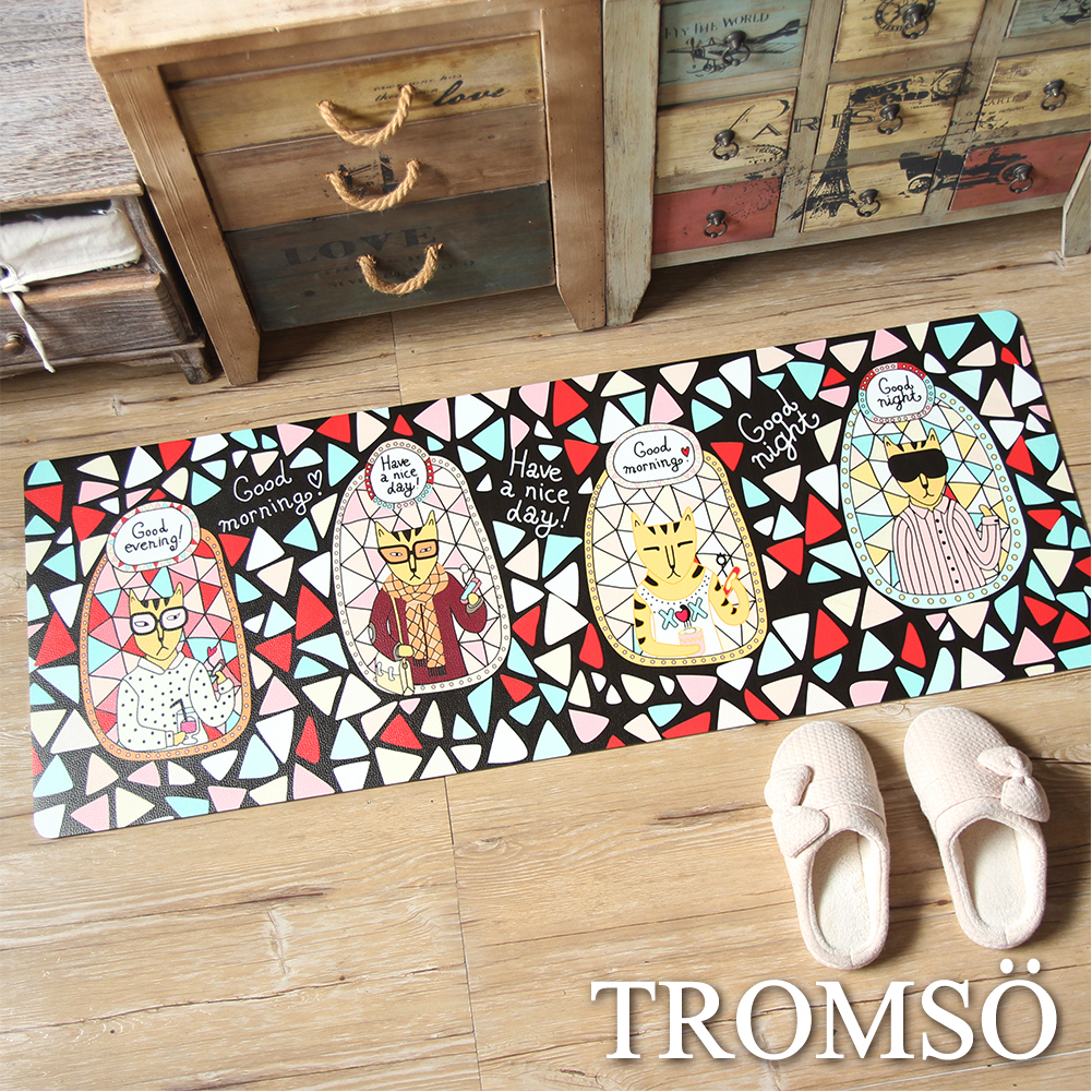 廚房防油皮革地墊-K333繽紛生活