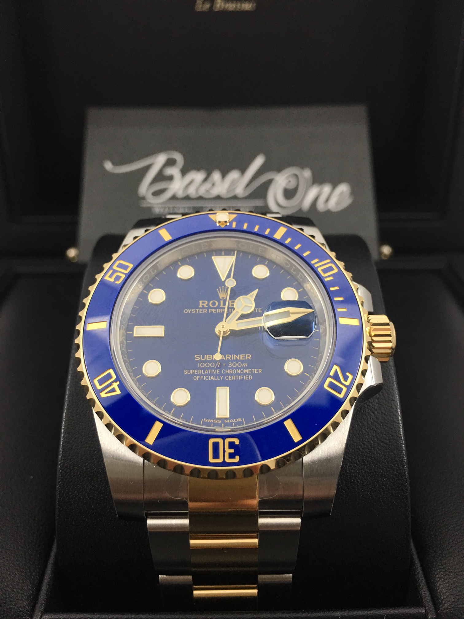 Discontinued BRAND NEW ROLEX 116613lb 116613 OYSTER PERPETUAL SUBMARINER DATE STEEL AND YELLOW GOLD BLUE 40mm