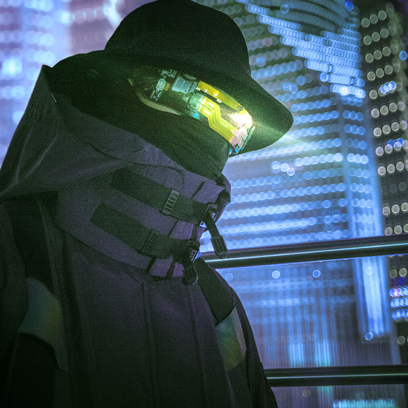 不作惡機能連帽判客道袍