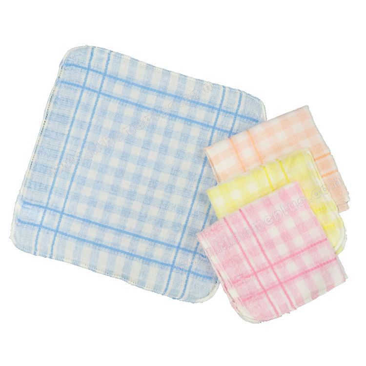 6條裝 格仔線方巾 4020402