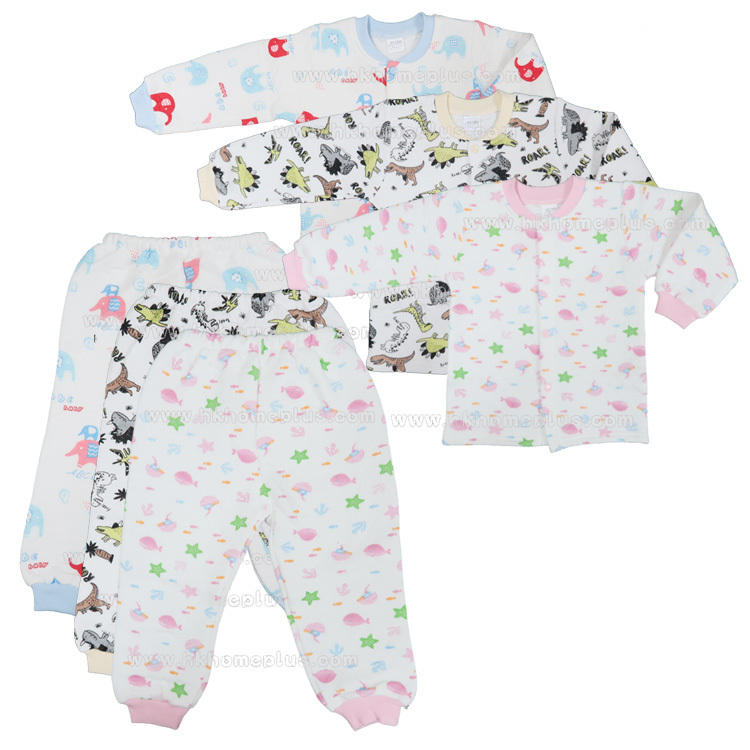 Koma Land: 嬰兒夾絲長袖長褲套裝 BE5077 (18m 及 24m 碼)