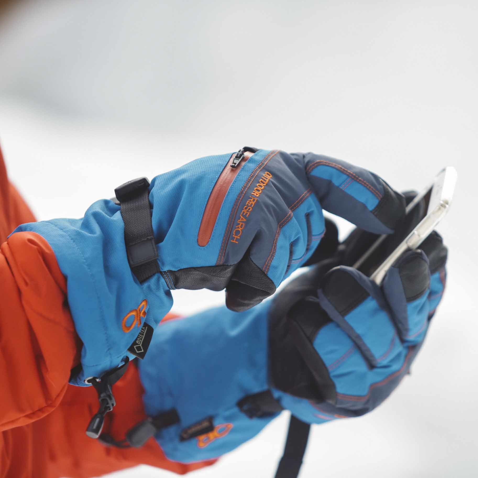 Outdoor Research 男GORE-TEX防水滑雪保暖手套 [-21/-4℃] SOUTHBACK SENSOR 253949