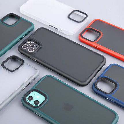 iPhone12系列 鋁合金按鍵磨砂殼 【超值組合】（玻璃貼含保固）