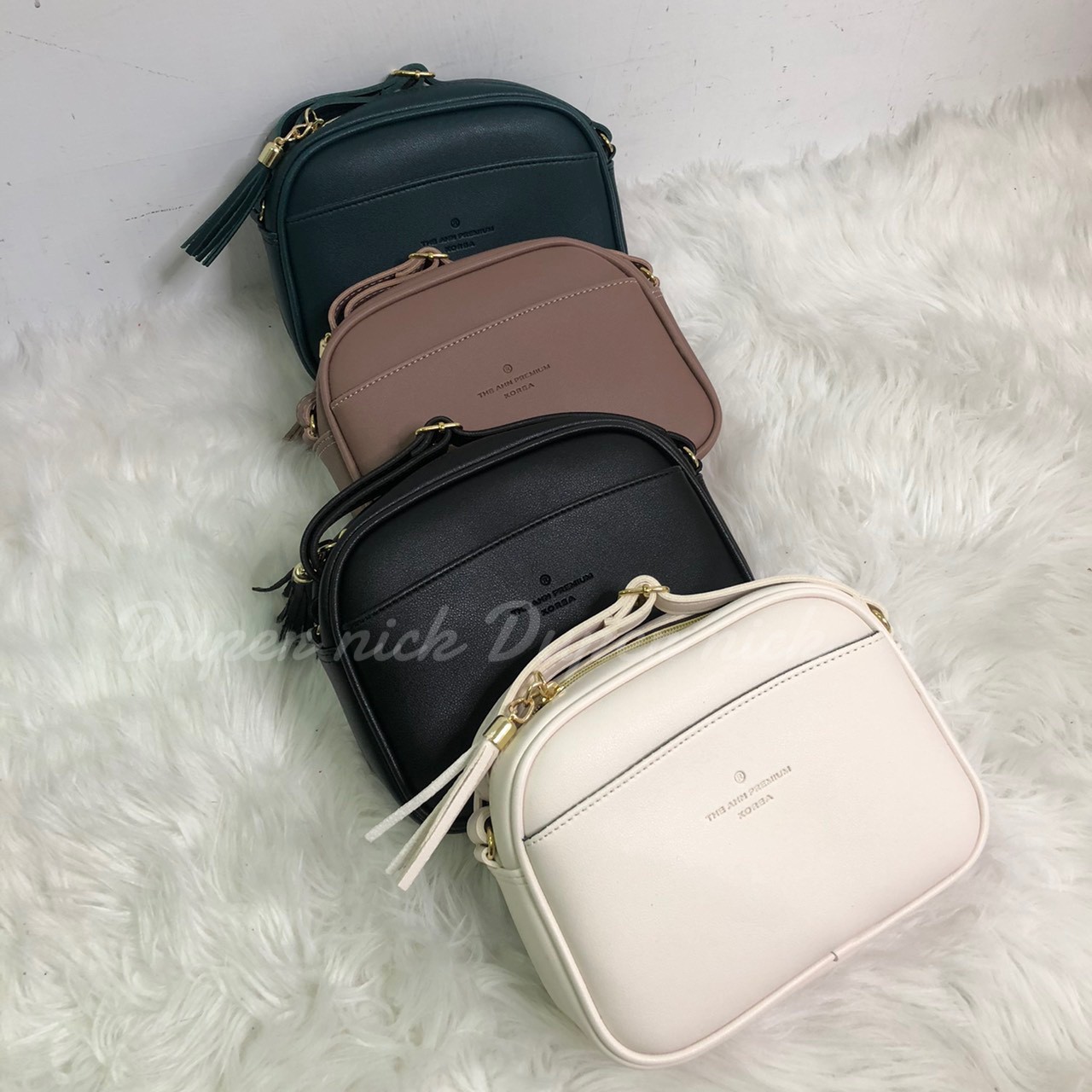 預購 正韓包 厚片吐司包  黑/白/粉/墨綠