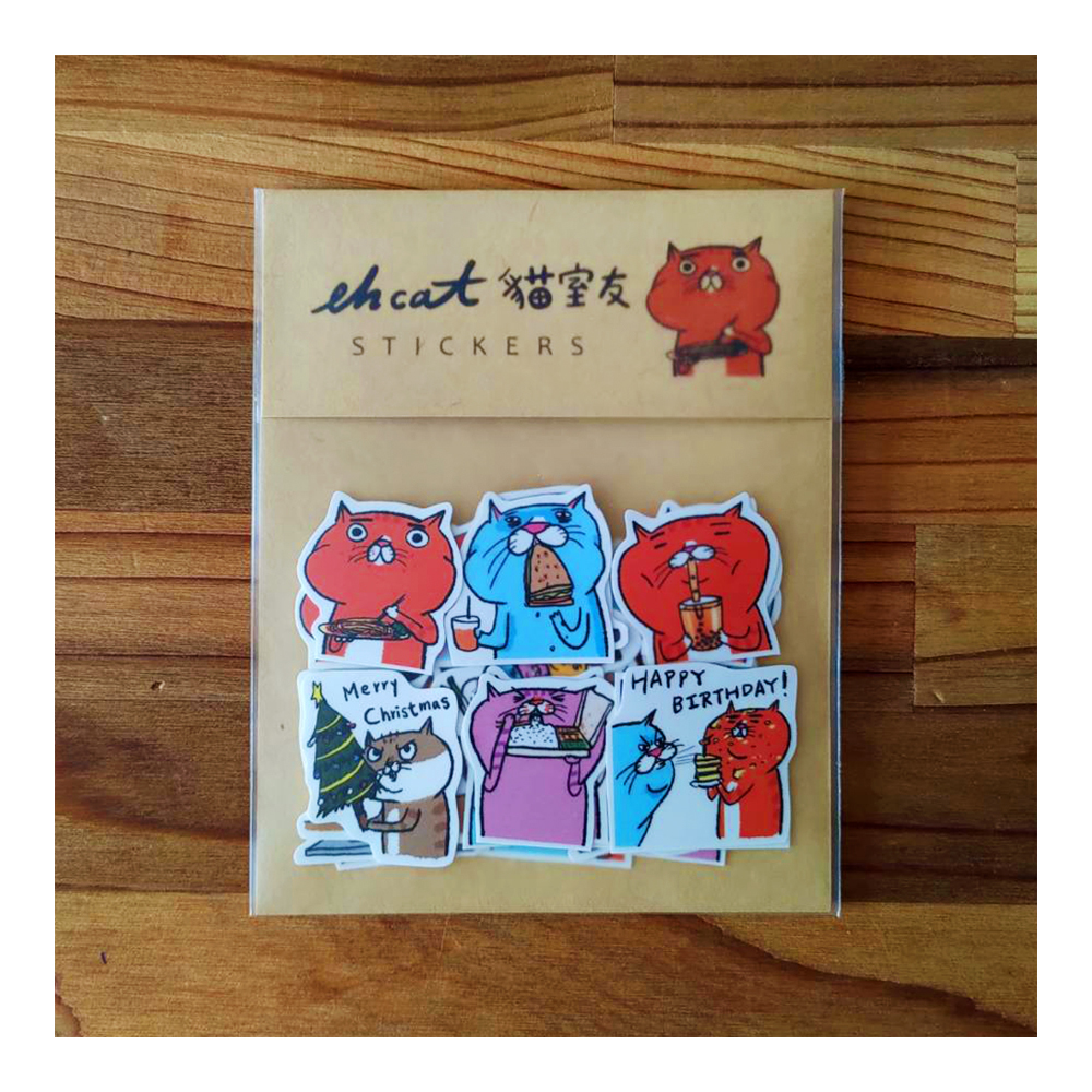 【ehcat貓室友】貓室友日常貼紙包