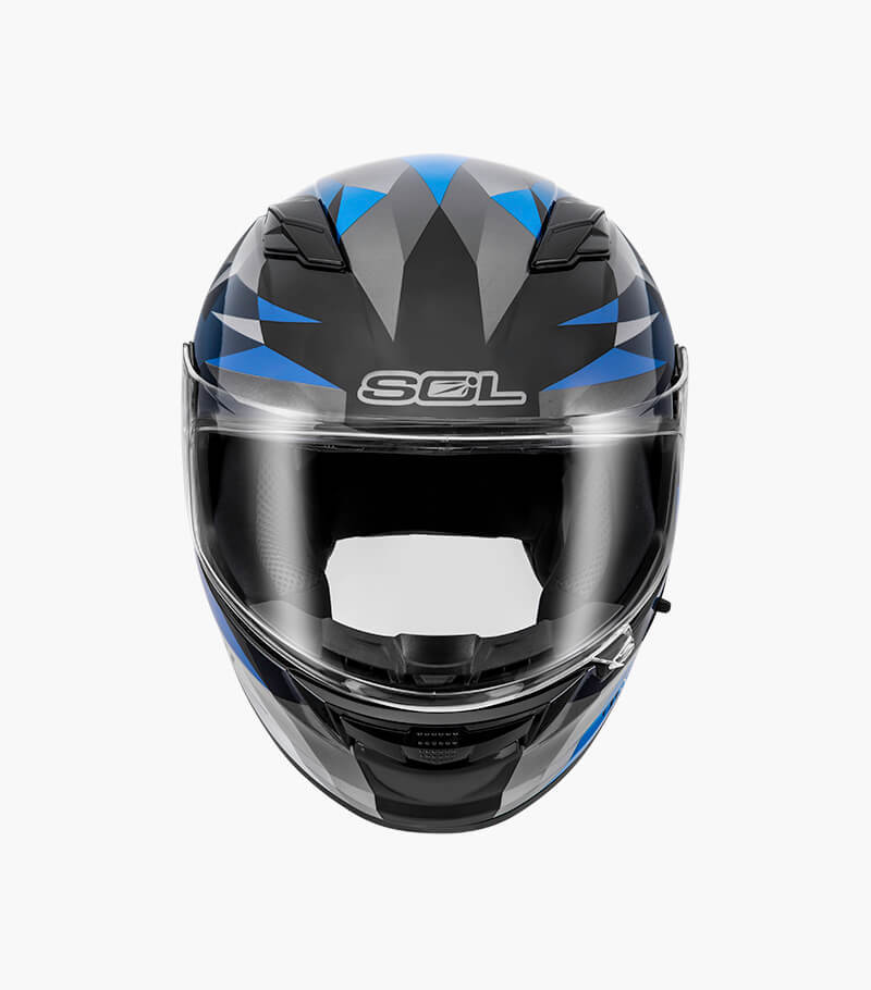 SOL SF-6  獨角獸 黑藍 全罩