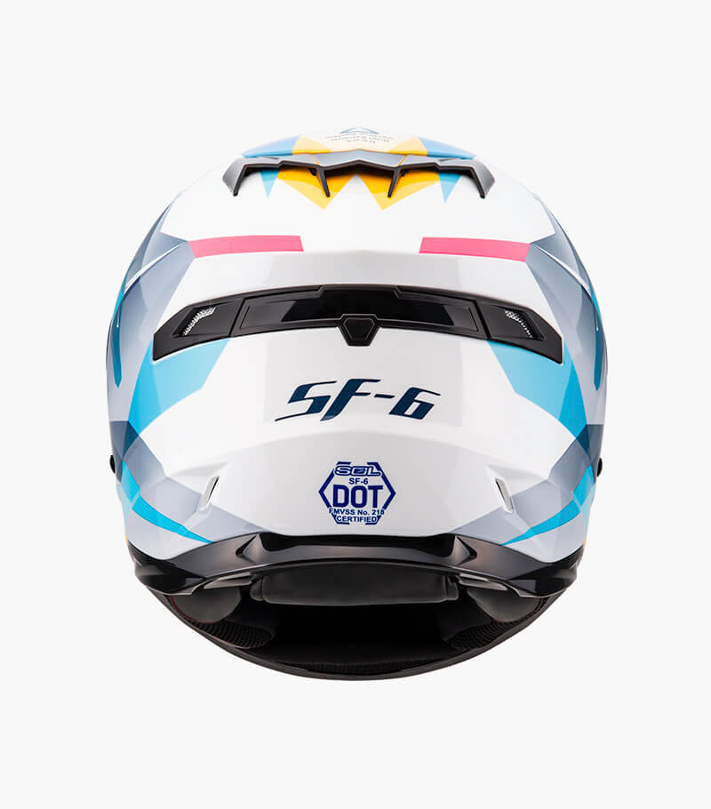 SOL SF-6  獨角獸 黑銀 全罩