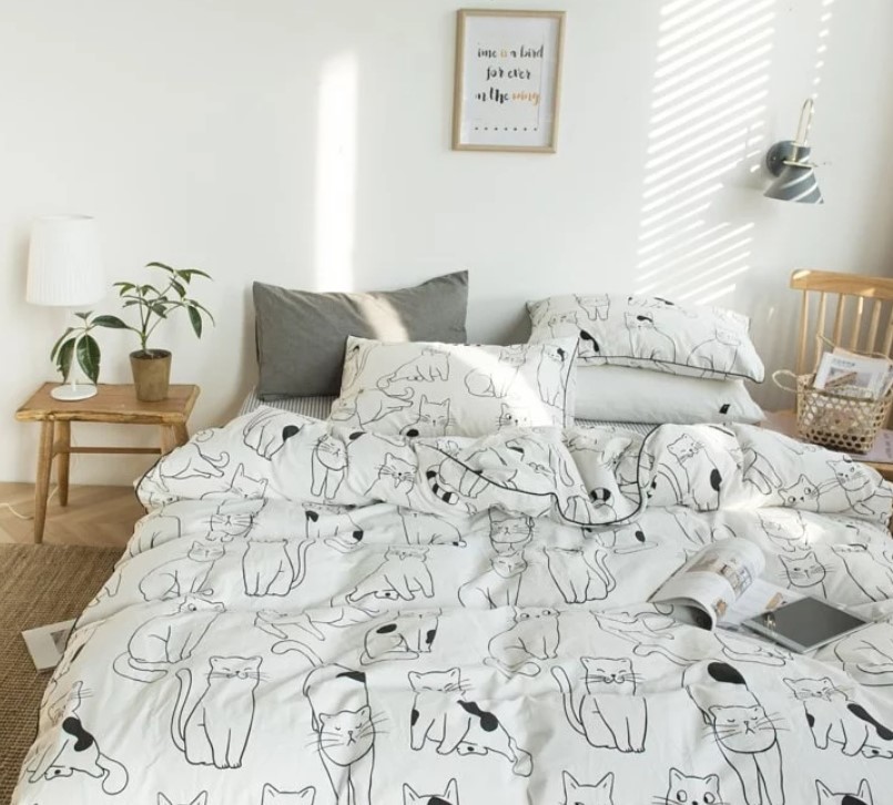 喵星人純棉床包組