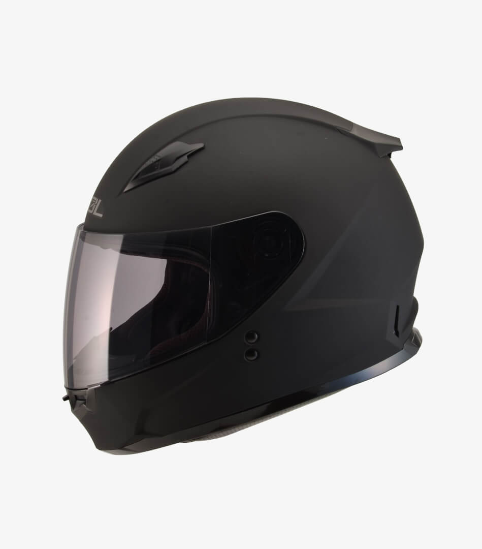 SOL SF-2 素色 消光黑 全罩 雙D扣 女生