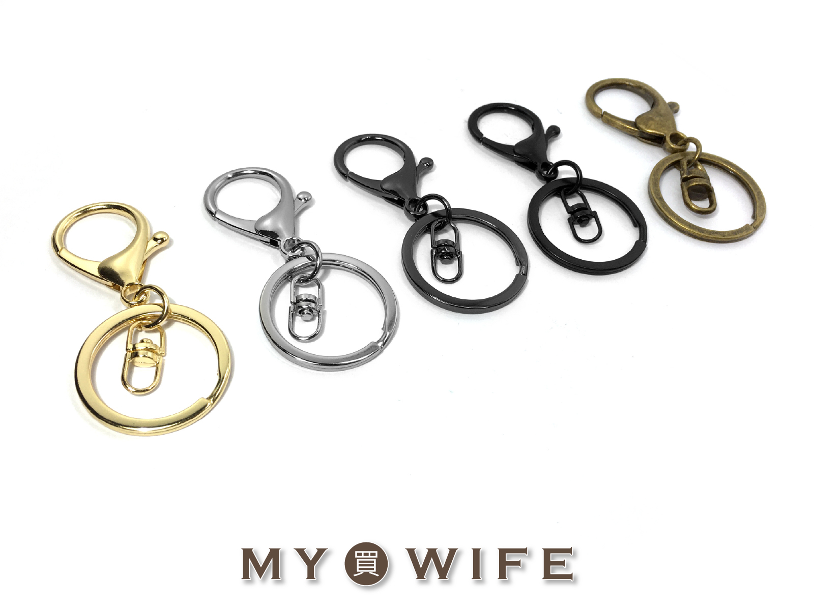 三合一鑰匙圈配件_7色【CY-0181】