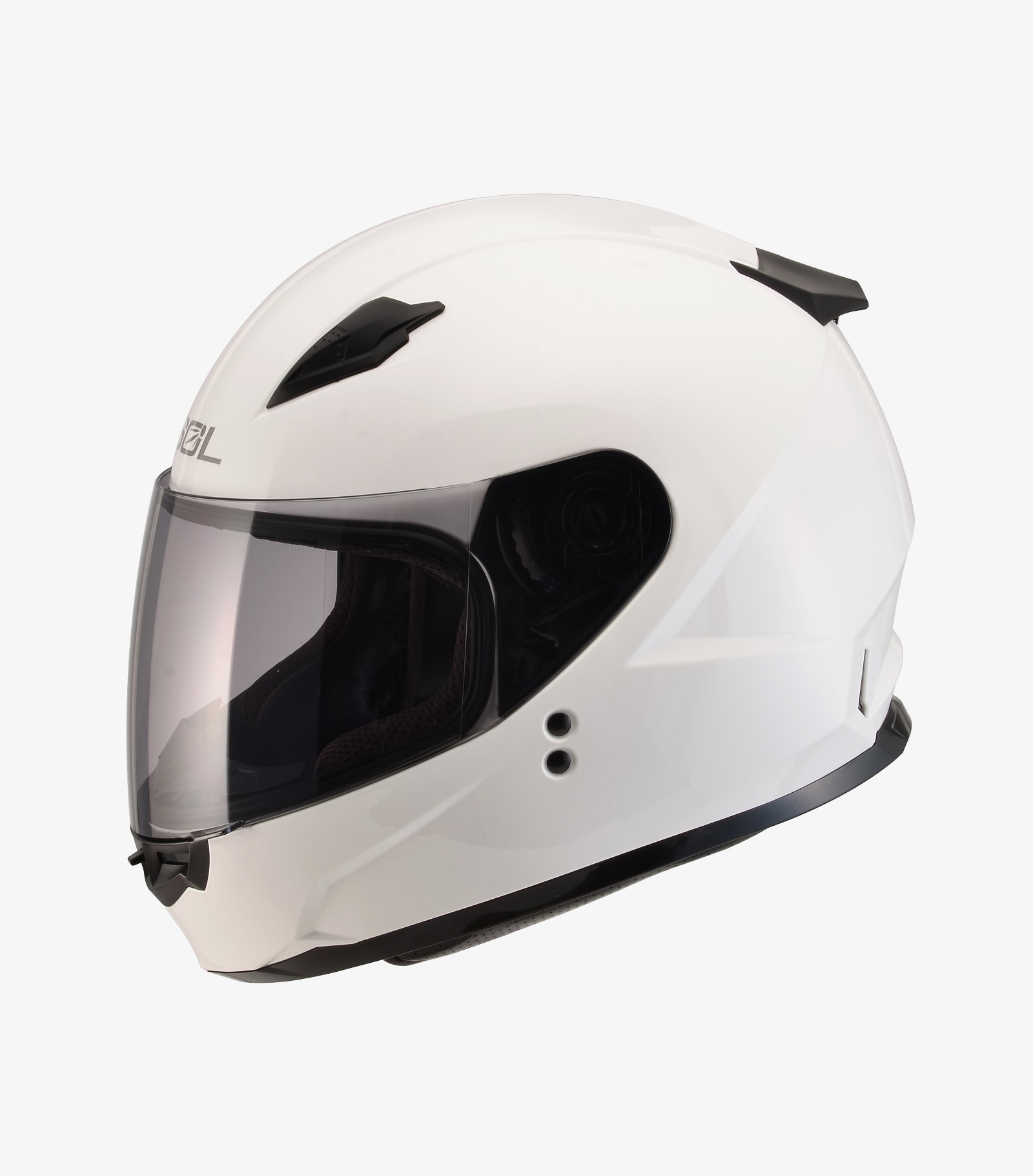 SOL SF-2 素色 亮白 全罩 雙D扣 女生