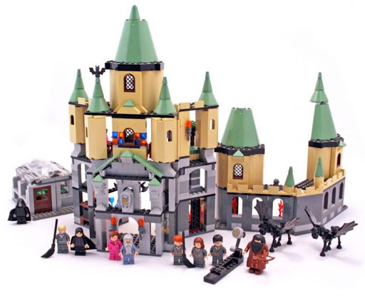Harry Potter Hogwarts Castle building Set with Minifigures Minifig NO BOX LE39158