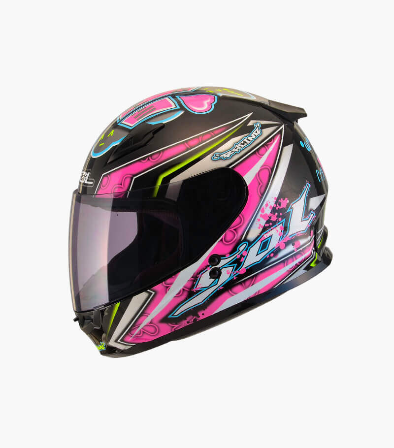 SOL SF-2 哈囉 黑粉 全罩 雙D扣 女生