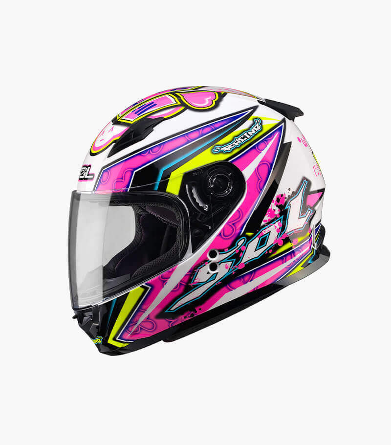 SOL SF-2 哈囉 白粉 全罩 雙D扣 女生