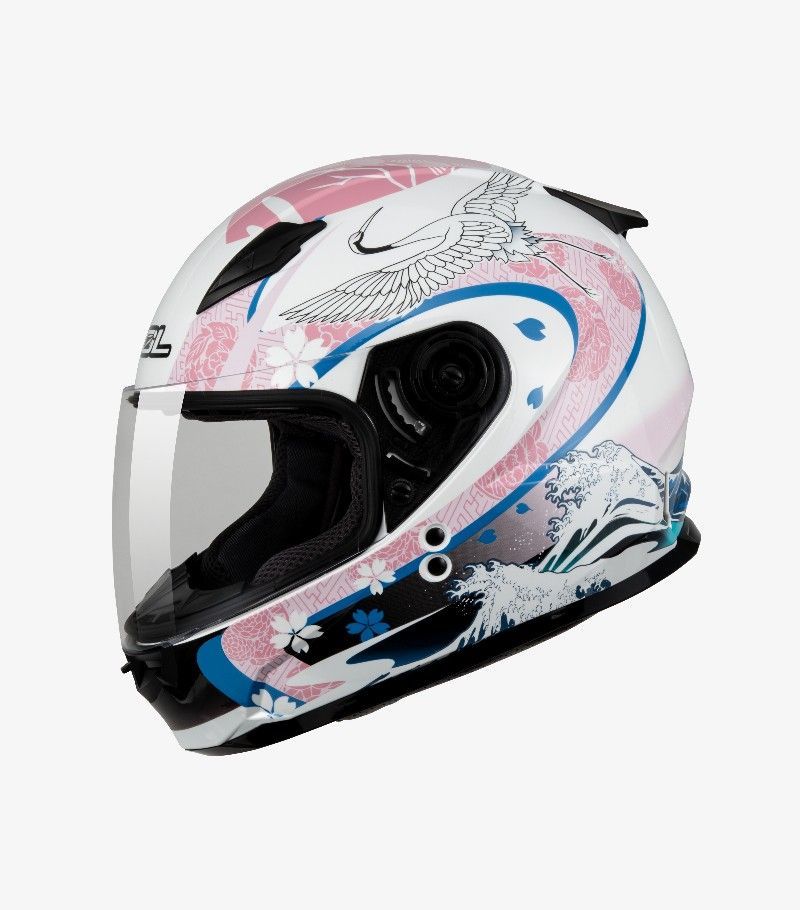 SOL SF-2 浮世繪 白粉 全罩 雙D扣 女生