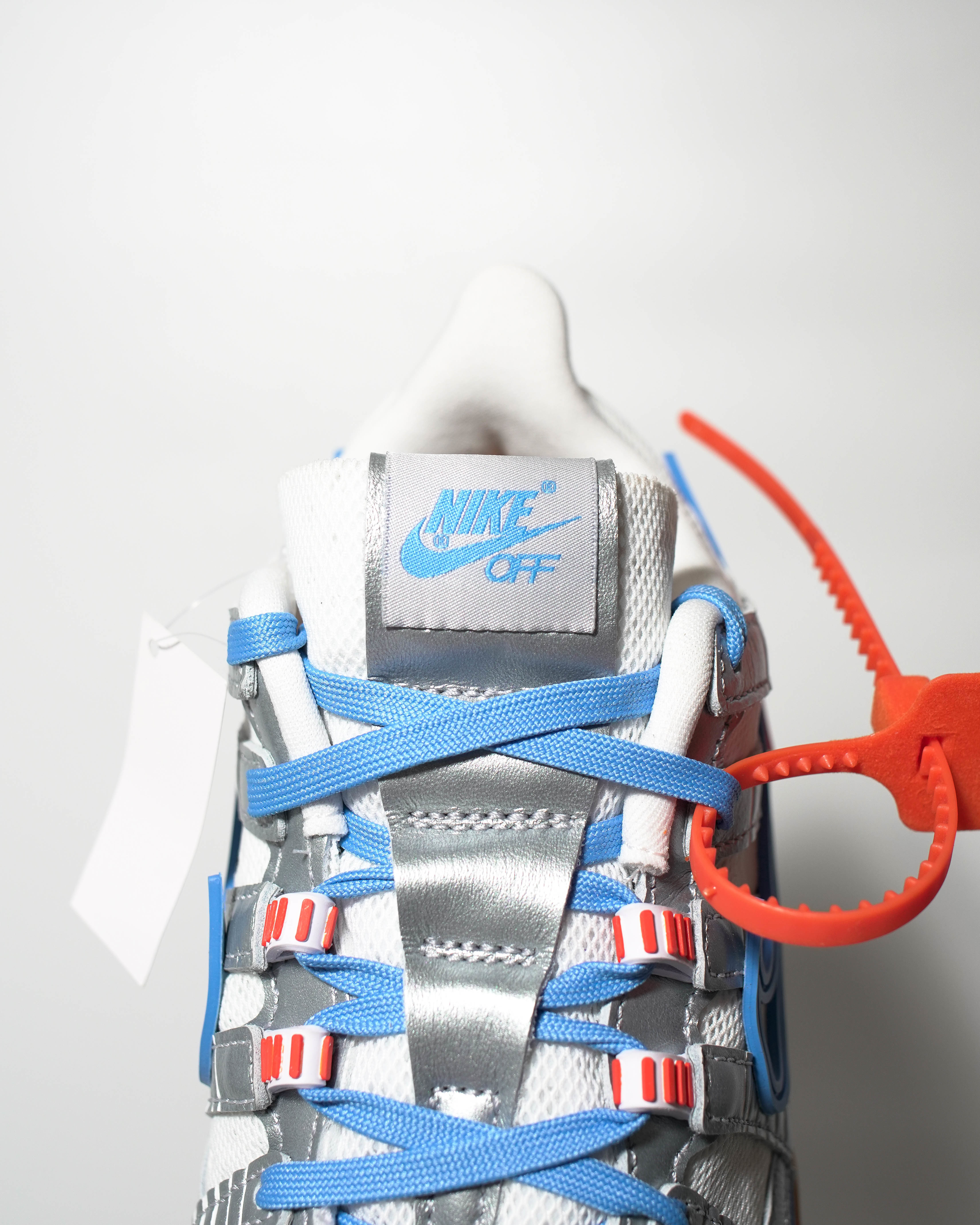 rubber dunk x off white tm university blue