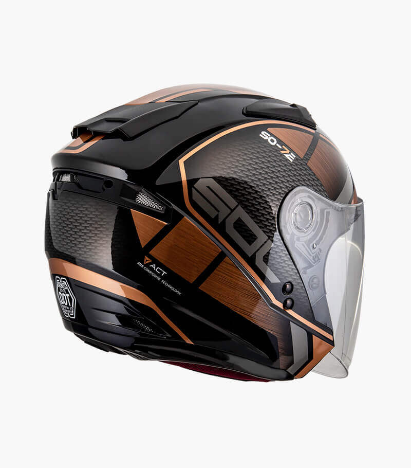 SOL  SO-7E 幻影 黑銅 3/4罩