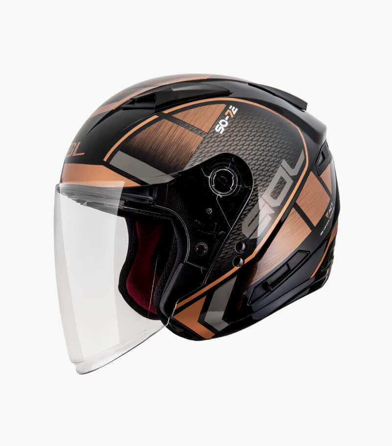 SOL  SO-7E 幻影 黑銅 3/4罩