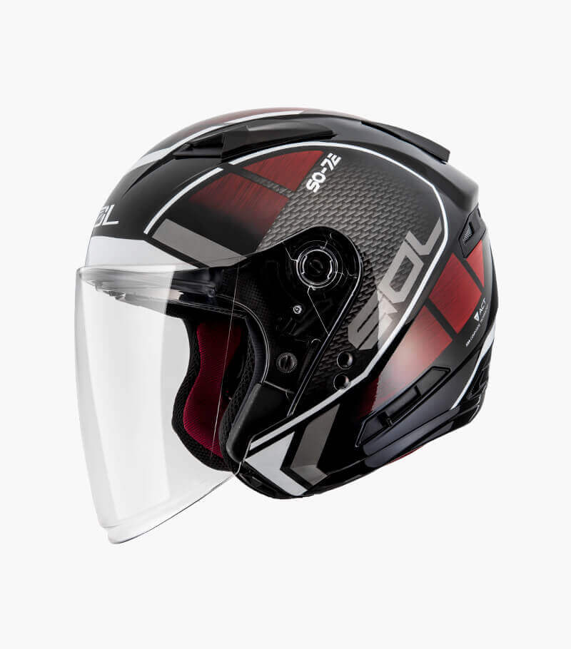 SOL  SO-7E 幻影 黑白 3/4罩