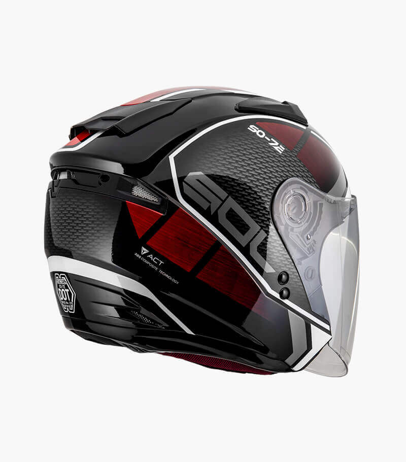 SOL  SO-7E 幻影 黑白 3/4罩