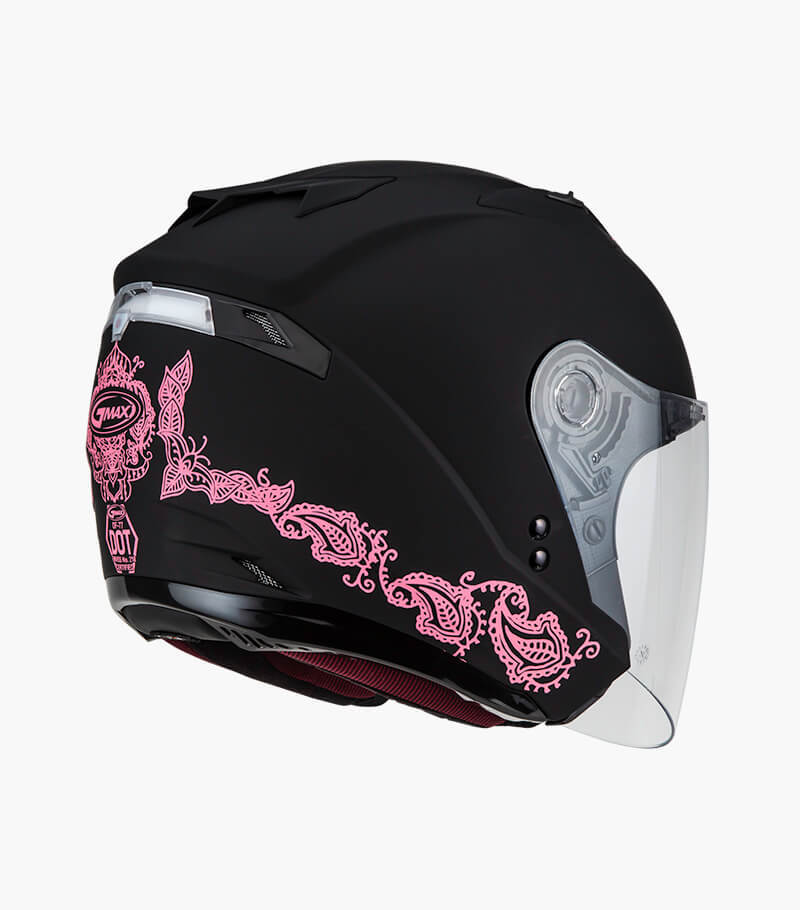 SOL OF-77 永恆 消光黑粉 3/4罩 雙鏡片 雙D扣