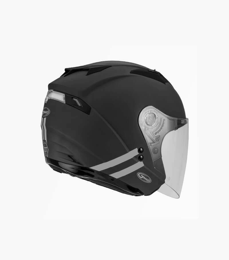 SOL  OF-77 磐石 消光灰銀 3/4罩 雙鏡片 雙D扣