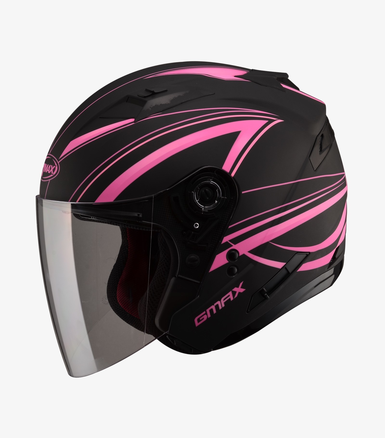 SOL  OF-77 DERK 消光黑粉 3/4罩 雙鏡片 雙D扣