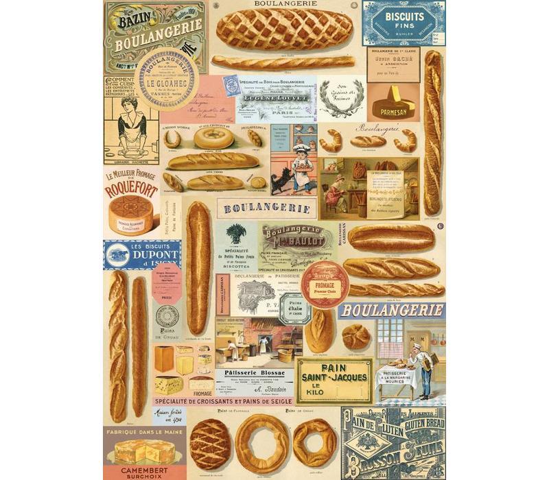 麵包 包裝紙/海報 ｜美國 Cavallini & Co.