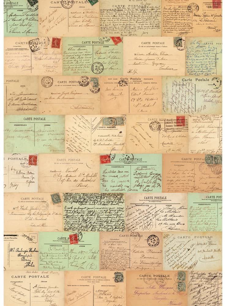 復古信件 包裝紙/海報 ｜美國 Cavallini & Co