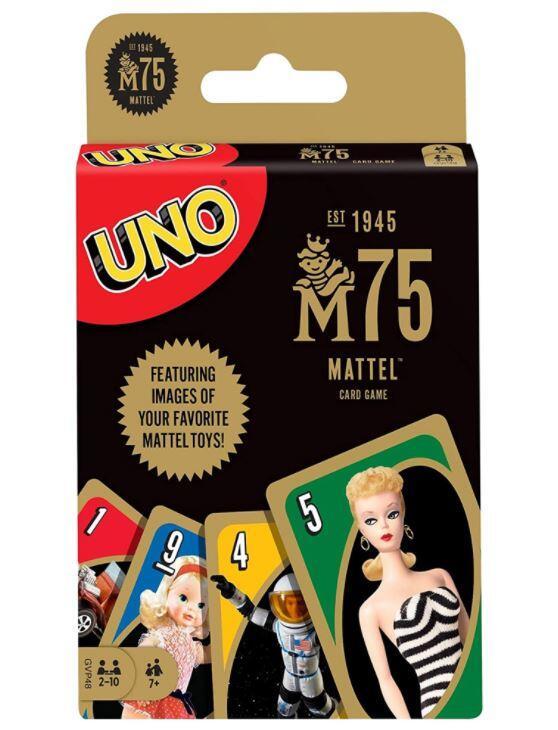 UNO 美泰兒 75週年紀念遊戲卡
