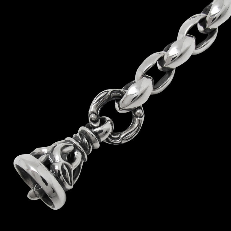 Silk Link M with Crane Bell M Bracelet