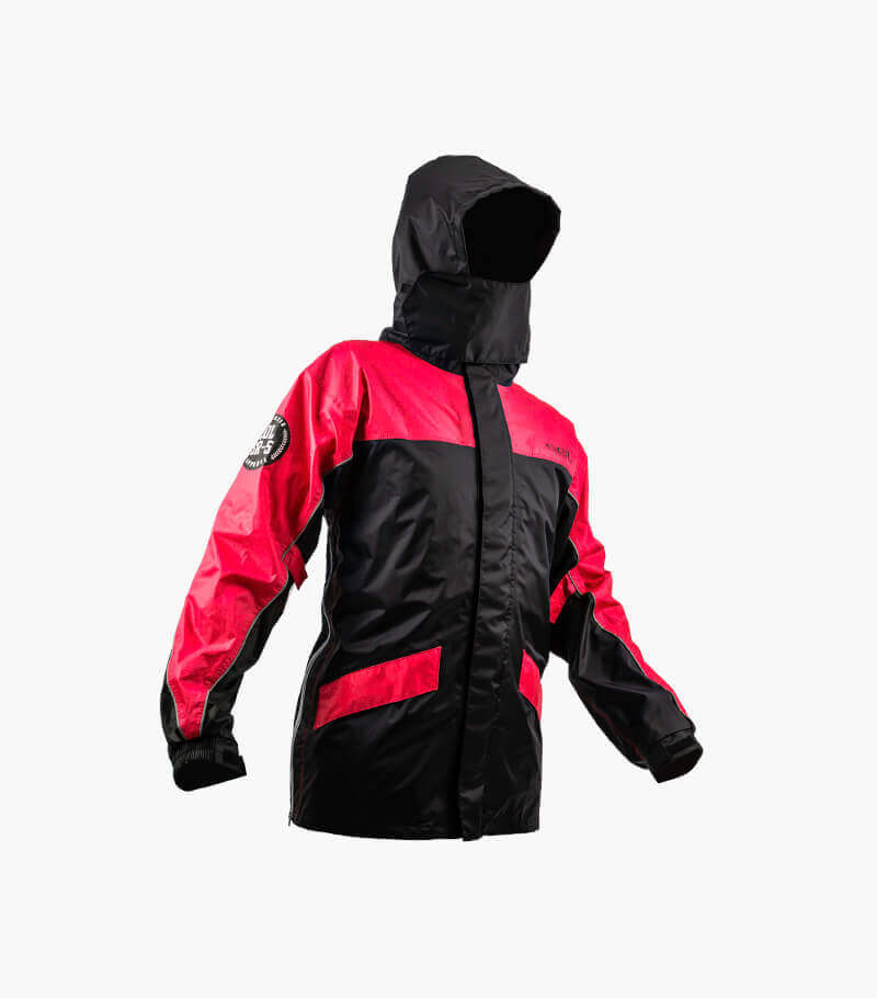 SOL SR-5 兩截式雨衣 紅