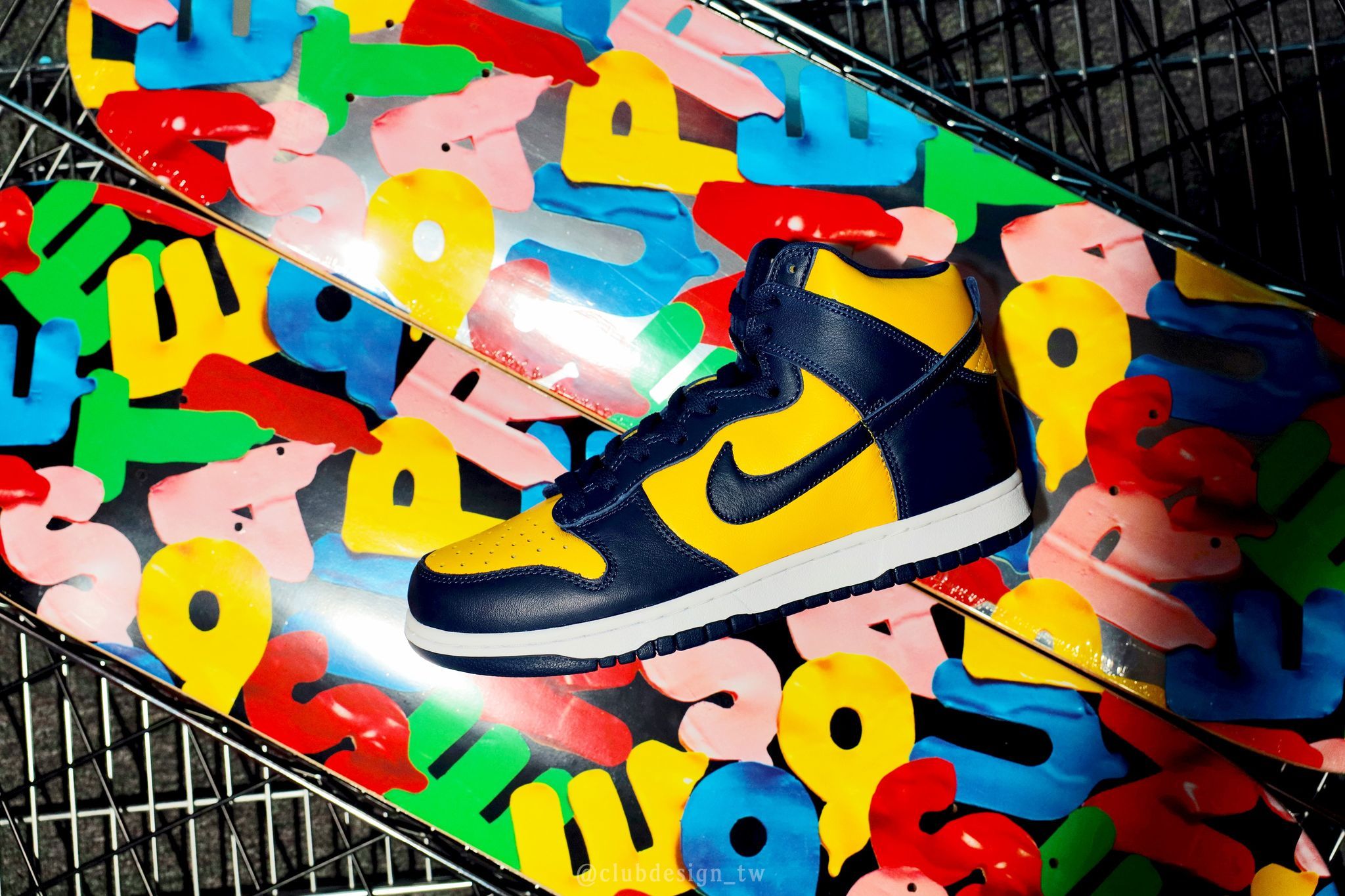 -(A6c)-NIKE DUNK HI SP "MICHIGAN" 黃藍-CZ8149 700