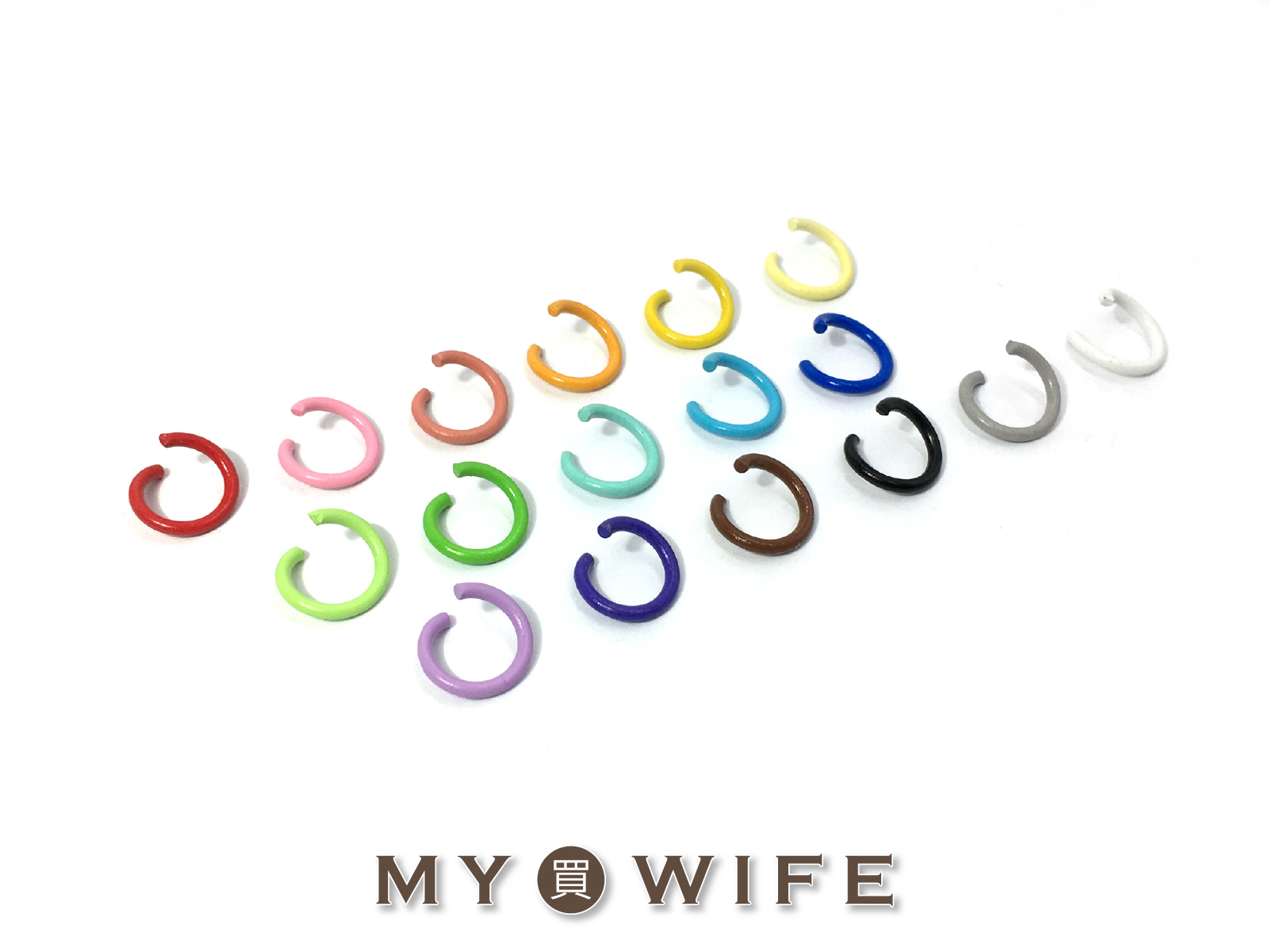 1.4x10mm彩色烤漆C圈_17色【CY-0200】