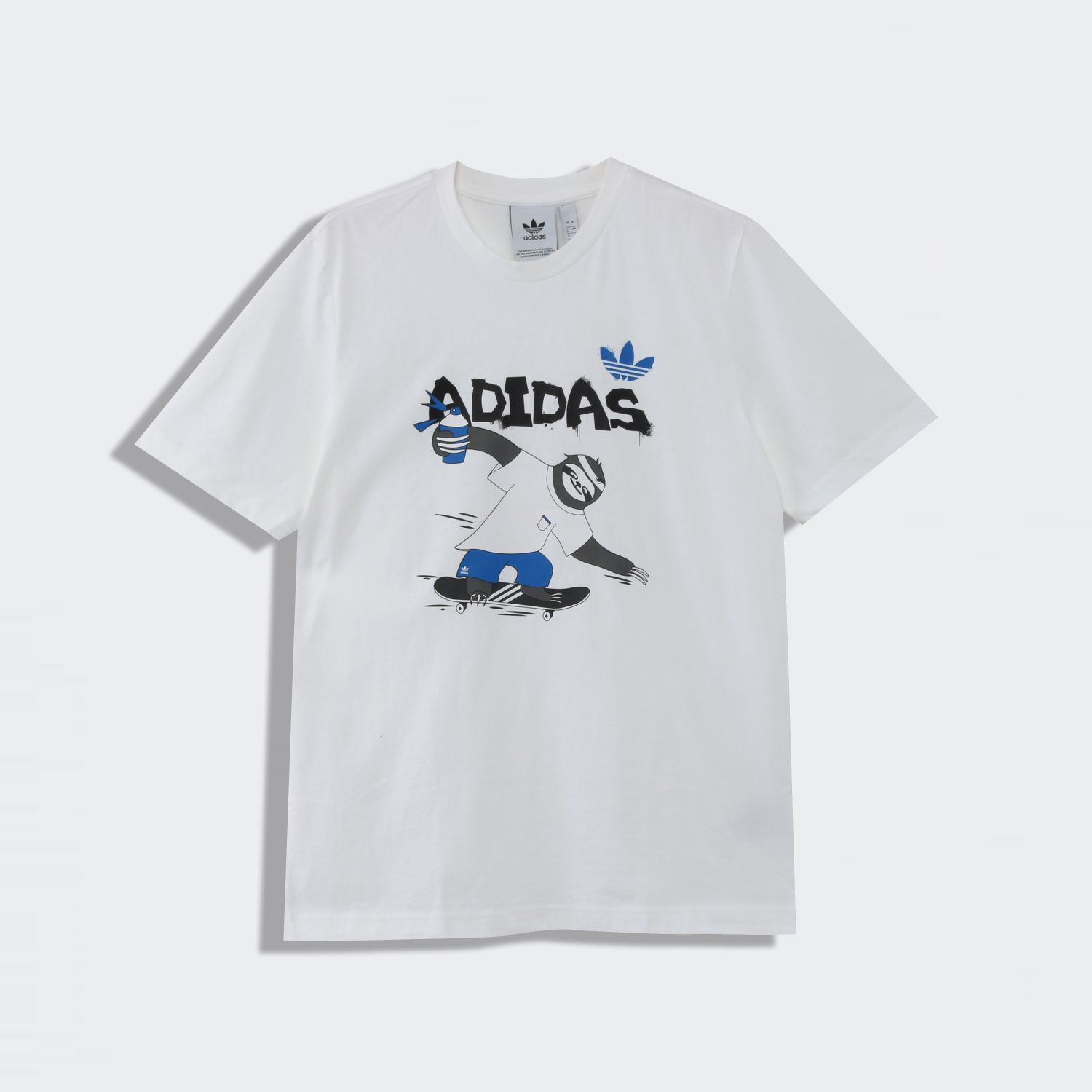 【 adidas FUN TEE 限量短TEE - 白 】