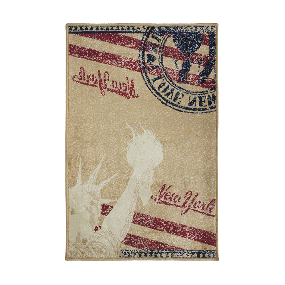 工業風進口風格絲毯 (50x70cm) _A07